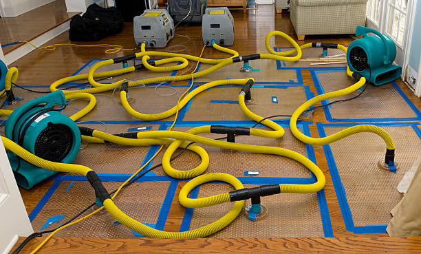 Professional Flood Damage Restoration technician working in Cazadero, CA